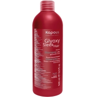Kapous Professional GlyoxySleek Hair - Шампунь разглаживающий с глиоксиловой кислотой серии, 500 мл шампунь для защиты кератина luxeoil 8537 200 мл