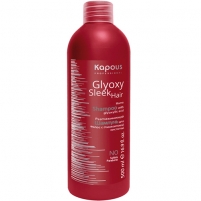 Фото Kapous Professional GlyoxySleek Hair - Шампунь разглаживающий с глиоксиловой кислотой серии, 500 мл