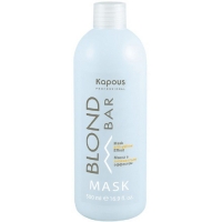 Kapous Professional - Маска с антижелтым эффектом серии "Blond Bar",  500 мл