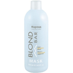 Фото Kapous Professional - Маска с антижелтым эффектом серии "Blond Bar",  500 мл
