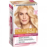 Фото Loreal Paris Excellence - Крем-краска для волос, 10.21 Светло-светло русый перламутровый осветляющий, 1 шт