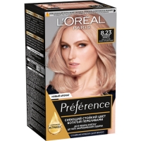 Loreal Paris Preference - Краска для волос, оттенок 8.23 Розовое Золото, 174 мл crazy color краска для волос розовое золото crazy color rose gold 100 мл