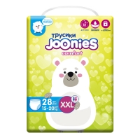 

Joonies - Подгузники-трусики размер XXL (15-20 кг), 28 шт