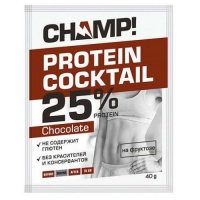 Леовит Champ - Коктейль протеиновый шоколадный, 40 г леовит коктейль белково шоколадный 40 г