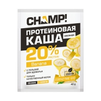 Леовит Champ - Каша протеиновая овсяная Банановая с коэнзимом Q10, 40 г