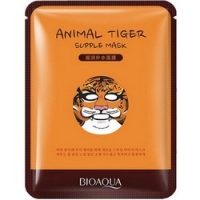 Bioaqua Animal Face Tiger - Маска для лица питательная с экстрактом красного женьшеня, 30 г