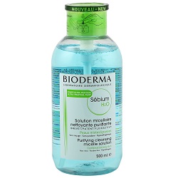 Bioderma Sebium Solution Micellaire - Вода очищающая, флакон-помпа, 500 мл. фото Фото Bioderma Sebium Solution Micellaire - Вода очищающая, флакон-помпа, 500 мл.