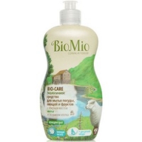BioMio - Средство для мытья посуды, овощей и фруктов маслом Мяты, 450 мл mastereffect средство для кухни универсальное экогель с маслом мяты 500 0