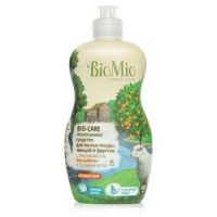 BioMio - Средство для мытья посуды, овощей и фруктов с эфирным маслом Мандарина, 450 мл - фото 1