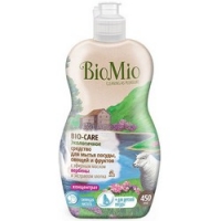 BioMio - Средство для мытья посуды, овощей и фруктов с эфирным маслом Вербены, 450 мл