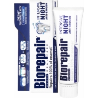 Biorepair Intensive Night Repair - Зубная паста для чувствительных зубов, 75 мл apadent паста зубная для чувствительных зубов apadent sensitive 60 гр