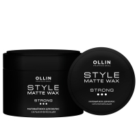 Ollin Style Strong Hold Matte Wax - Матовый воск для волос сильной фиксации, 50гр. матовый воск amaro matte pomade