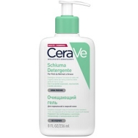 CeraVe Detergente Cleanser - Гель очищающий для нормальной и жирной кожи лица и тела, 236 мл