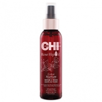 Фото CHI Rose Hip Repair and Shine Hair Tonic - Тоник для волос с маслом лепестков роз, 118 мл