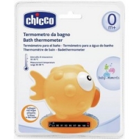 

Chicco - Термометр для ванны, Рыба-Шар, желтый, 0+