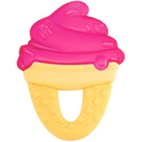 Chicco Fresh Relax - Прорезыватель-игрушка с 4-х месяцев, Мороженое, красное - фото 1