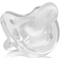 

Chicco Physio Soft - Пустышка силиконовая прозрачная, с 0-6 месяцев, 1 шт