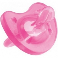 Фото Chicco Physio Soft - Пустышка силиконовая, розовая, с 6-12 месяцев, 1 шт.