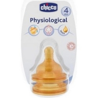 

Chicco Well-Being - Соска латексная, быстрый поток, с 4-х месяцев, 2шт.