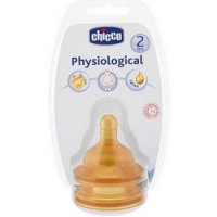 

Chicco Well-Being - Соска латексная, средний поток, с 2-х месяцев, 2шт.