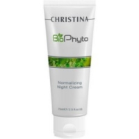 Christina Bio Phyto Normalizing Night Cream - Крем ночной нормализующий, 75 мл. нормализующий крем pura lpr15050 50 мл