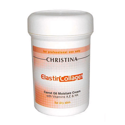 Фото Christina Elastin Collagen Carrot Oil Moisture Cream with Vit A, E&HA - Увлажняющий крем с морковным маслом для сухой кожи, 250 мл