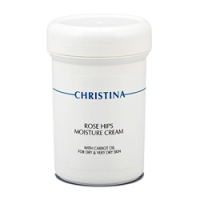 Christina Rose Hips Moisture Cream with Carrot Oil - Увлажняющий крем с маслом шиповника и морковным маслом, 250 мл