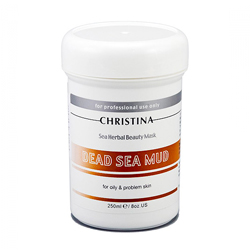 Фото Christina Sea Herbal Beauty Dead Sea Mud Mask - Грязевая маска для жирной кожи, 250 мл