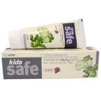 Cj Lion Kids Safe Toothpaste Grape - Зубная паста детская Виноград, 90 г. dentaglanz детская зубная паста bubble gum