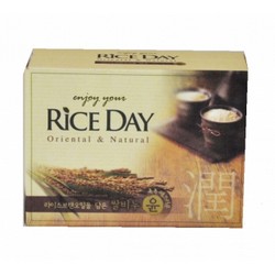 Фото Cj Lion Rice Day Soap - Мыло туалетное с экстрактом Рисовых отрубей, 100 г.