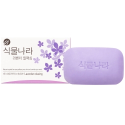 Фото Cj Lion - Туалетное мыло с экстрактом лаванды Botanic Nation Lavender Relaxing, 100 г