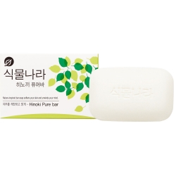 Фото Cj Lion - Туалетное мыло с экстрактом японского кипариса Botanic Nation Hinoki Pure Bar, 100 г