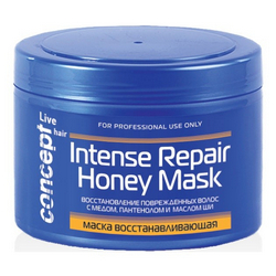 Фото Concept Intense Repair Honey Masque - Маска восстанавливающая с медом для сухих и поврежденных волос, 500 мл