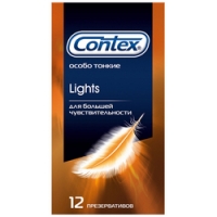 Contex Lights - Презервативы особо тонкие, 12 шт