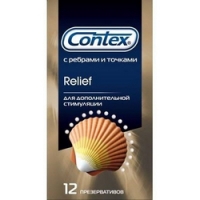 Contex Relief - Презервативы ассорти из 2 видов, 12 шт