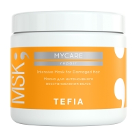 Tefia MyCare - Маска для интенсивного восстановления волос, 500 мл шампунь для волос с экстрактами манго и ягод асаи beauty family