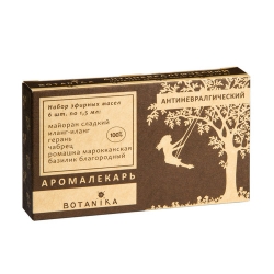 Фото Botavikos - Набор 100% эфирных масел Антиневралгический, 6 шт x 1,5 мл