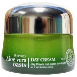 Фото Deoproce Aloe Vera Oasis Day Cream - Крем дневной для лица с алоэ вера, 50 г