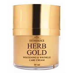 Фото Deoproce Estheroce Herb Gold Whitening And Wrinkle Care Cream - Крем для лица омолаживающий, 50 мл