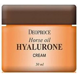 Фото Deoproce Horse Oil Hyalurone Cream - Крем для лица с гиалуроновой кислотой и лошадиным жиром, 50 мл