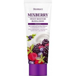 Фото Deoproce Mixberry Sweet Moisture Hand and Body - Крем для рук и тела питательный Лесные ягоды, 100 мл