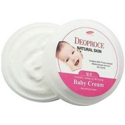 Фото Deoproce Natural Skin Baby Cream - Крем детский питательный на молочных белках, 100 г