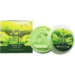 Фото Deoproce Natural Skin Greentea Nourishing Cream - Крем для лица и тела с экстрактом зеленого чая, 100 г