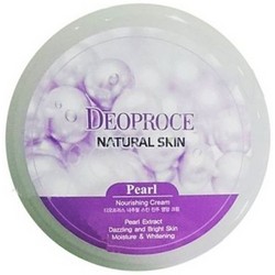 Фото Deoproce Natural Skin Pearl Nourishing Cream - Крем для лица и тела питательный с экстрактом жемчуга, 100 г