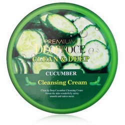 Фото Deoproce Premium Clean And Deep Cucumber Cleansing Cream - Крем для лица очищающий с экстрактом огурца, 300 гр