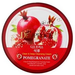 Фото Deoproce Premium Clean And Deep Pomegranate Cleansing Cream - Крем для лица очищающий с экстрактом граната, 300 гр