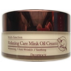 Фото Deoproce Relaxing Care Mink Oil Cream - Крем расслабляющий с жиром норки, 100 г