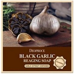 Фото Deoproce Soap Black Garic - Мыло с экстрактом черного чеснока, 100 г