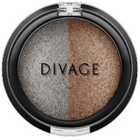Divage Colour Sphere Eye Shadow - Тени для век запеченные, двухцветные, тон 33, серо-коричневый, 3 гр