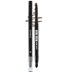 Фото Divage Eyebrow Pencil Wow Brow - Карандаш для бровей, тон № 02, темно-коричневый, 7 гр